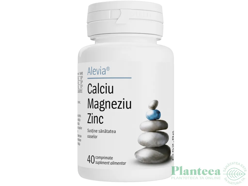 Calciu Mg Zn 40cp - ALEVIA