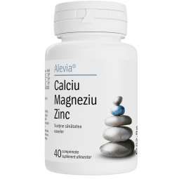 Calciu Mg Zn 40cp - ALEVIA