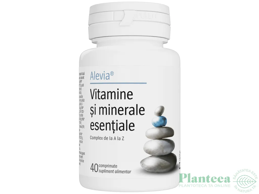 Vitamine minerale esentiale 40cp - ALEVIA
