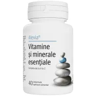 Vitamine minerale esentiale 40cp - ALEVIA