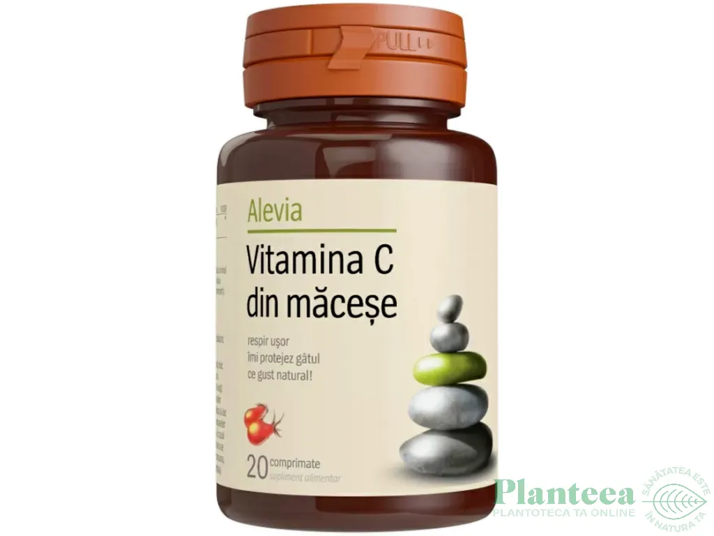 Vitamina C 200mg [extract macese] 20cp - ALEVIA