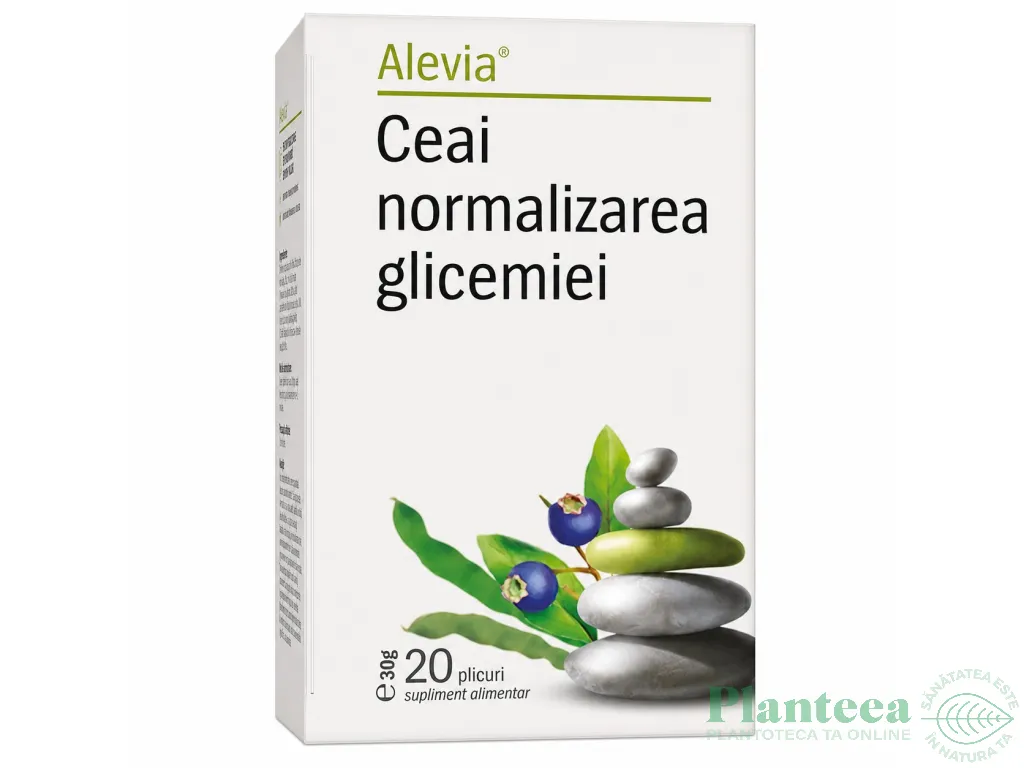 Ceai normalizarea glicemiei 20dz - ALEVIA