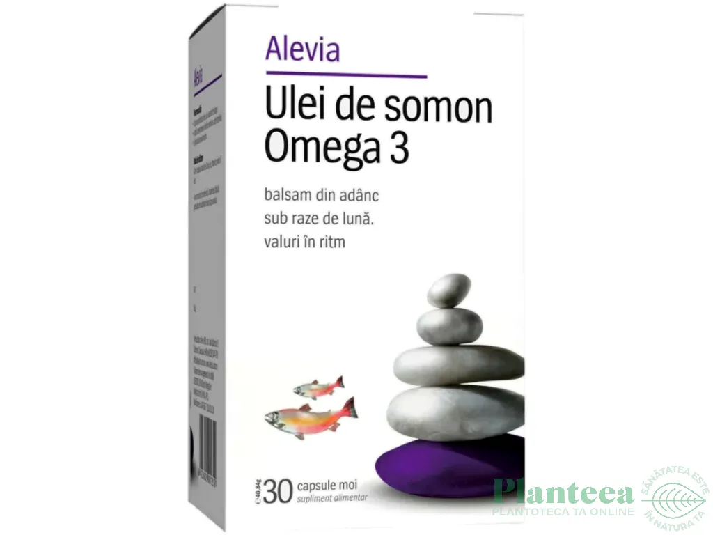 Ulei somon omega3 30cps - ALEVIA