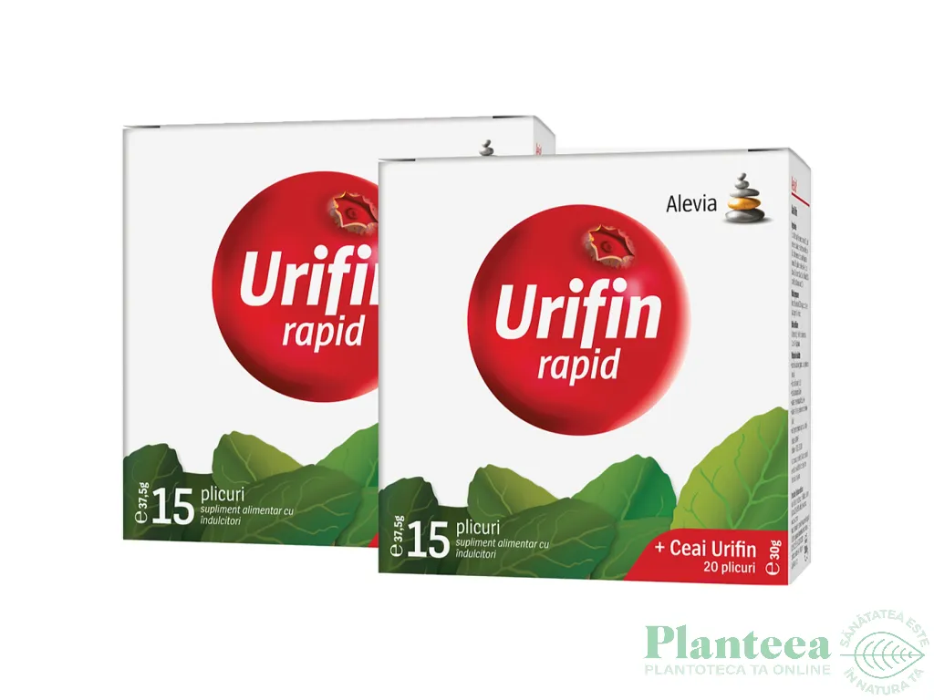 Kit Urifin rapid [solubil 15pl+ceai 20dz] 2b - ALEVIA