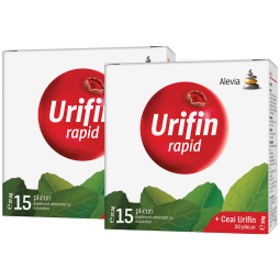 Kit Urifin rapid [solubil 15pl+ceai 20dz] 2b - ALEVIA
