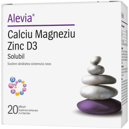 Calciu Magneziu Zinc solubil 20pl - ALEVIA