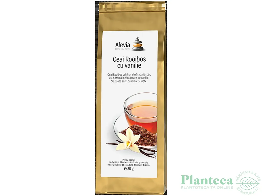 Ceai rooibos vanilie 35g - ALEVIA