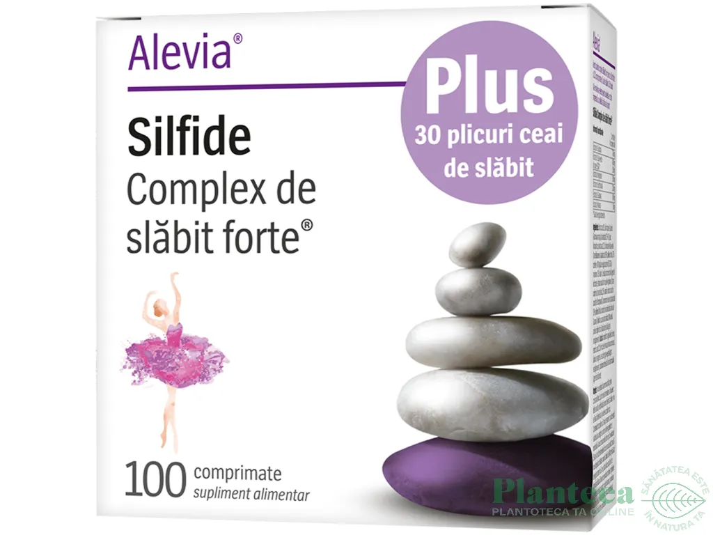Kit slabit [Silfide 100cp+ceai slabit 30dz] 2b - ALEVIA