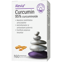 Curcumin 95% curcuminoide 60cp - ALEVIA