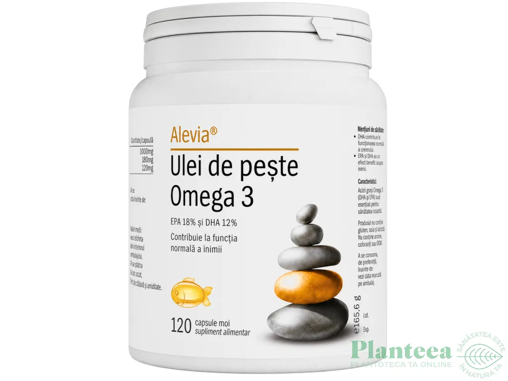 Ulei peste omega3 120cps - ALEVIA