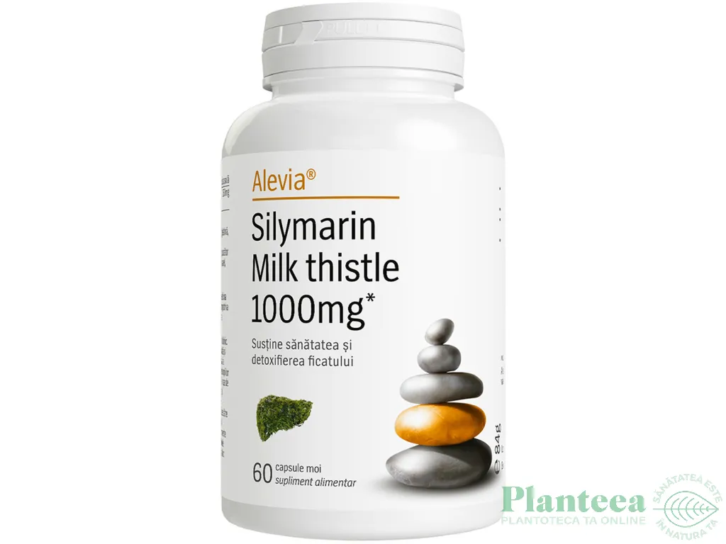 Silimarina [Milk thistle] 1000mg 60cps - ALEVIA