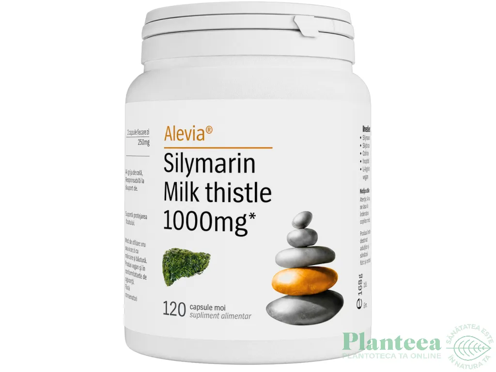 Silimarina [Milk thistle] 1000mg 120cps - ALEVIA