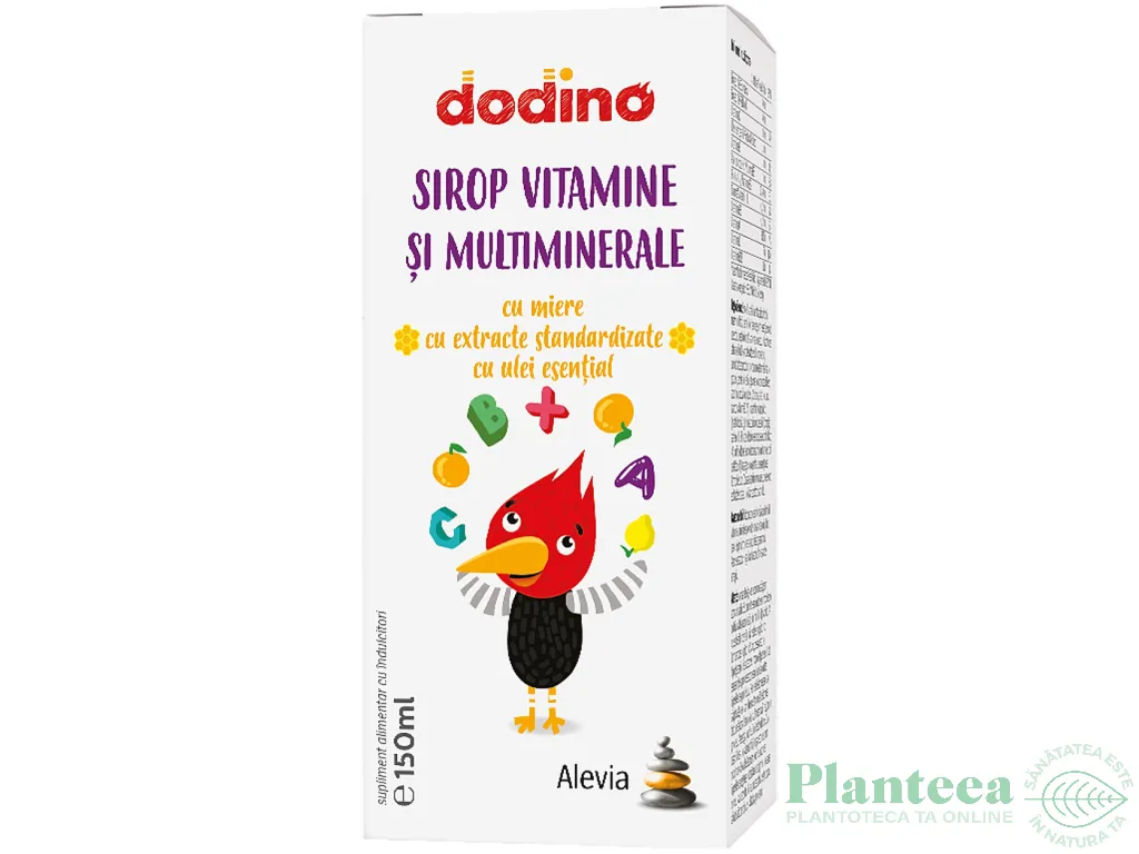 Sirop vitamine multiminerale copii Dodino 150ml - ALEVIA