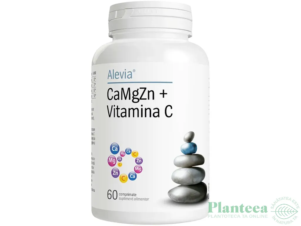 CaMgZn vitamina C 60cp - ALEVIA