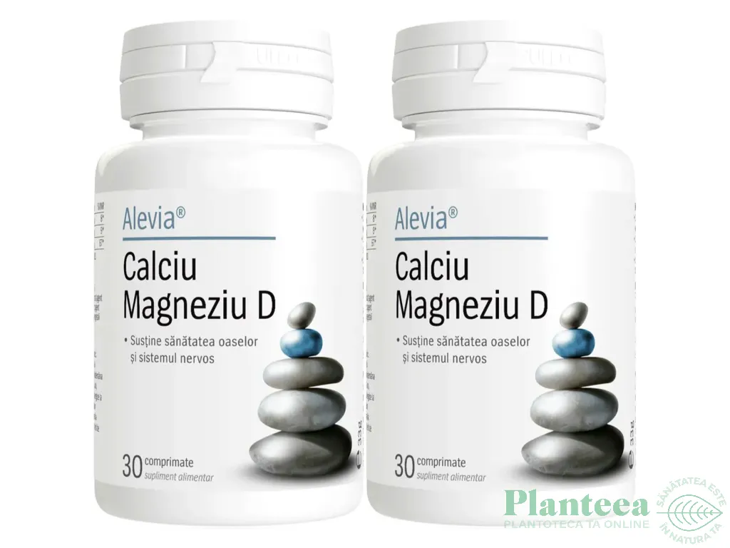 Pachet Calciu Mg D 2x30cp - ALEVIA