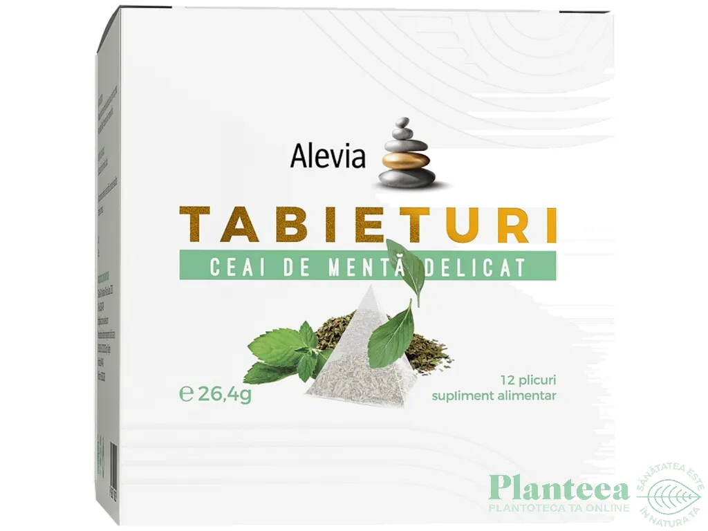 Ceai menta delicata 12dz - ALEVIA