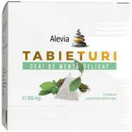 Ceai menta delicata 12dz - ALEVIA