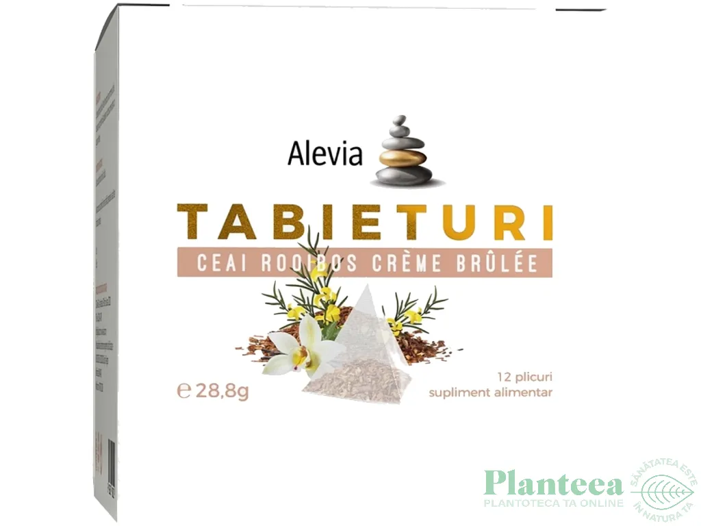 Ceai rooibos creme brule Tabieturi 12dz - ALEVIA