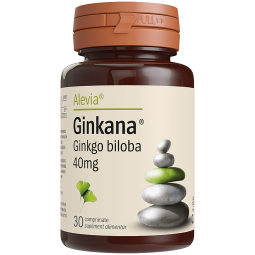 Ginkgo biloba 40mg Ginkana 30cp - ALEVIA