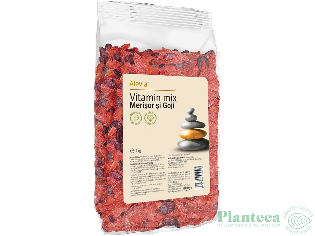 Merisor goji uscate Vitamin Mix 1kg - ALEVIA