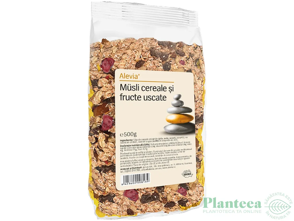 Musli cereale fructe uscate 500g - ALEVIA