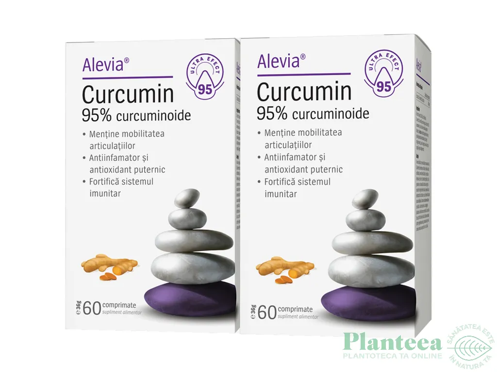 Pachet Curcumin 2x60cp - ALEVIA