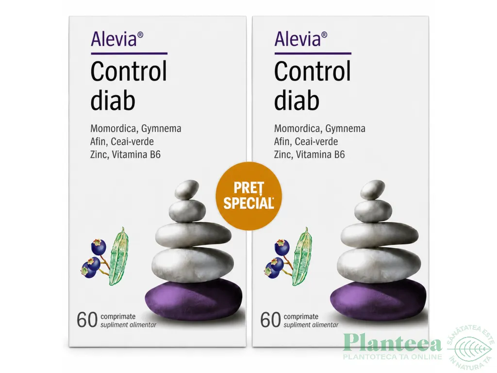 Pachet Control diab 2x60cp - ALEVIA