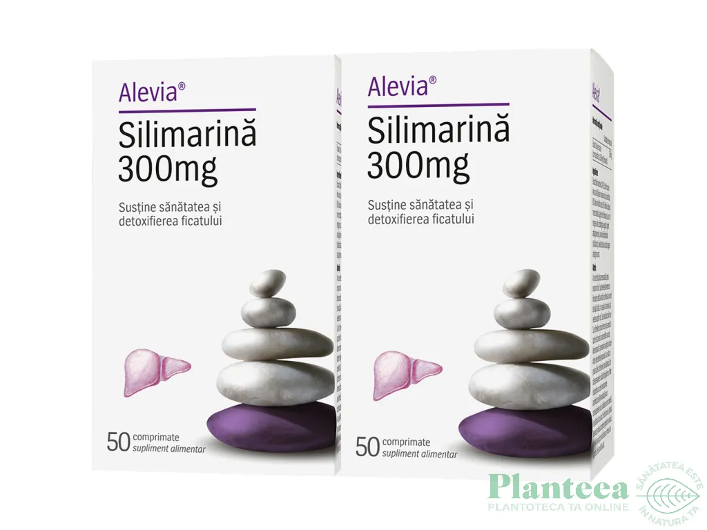 Pachet Silimarina 300mg 2x50cp - ALEVIA