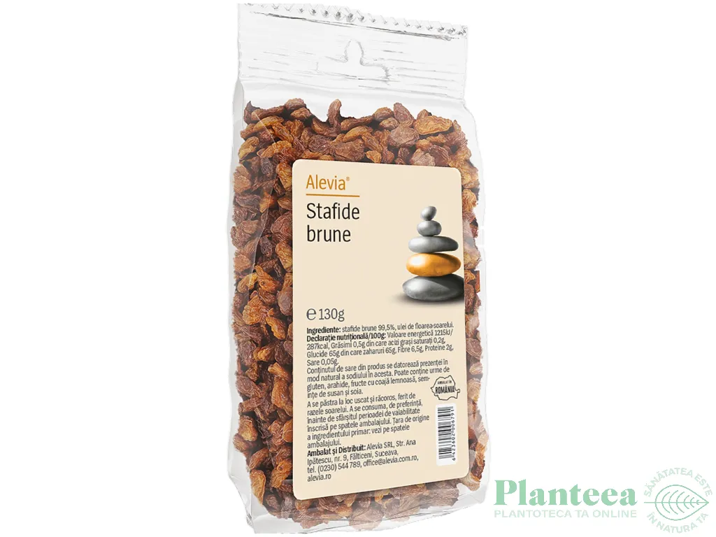 Stafide brune 130g - ALEVIA