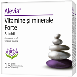 Vitamine minerale Forte solubile 15pl - ALEVIA