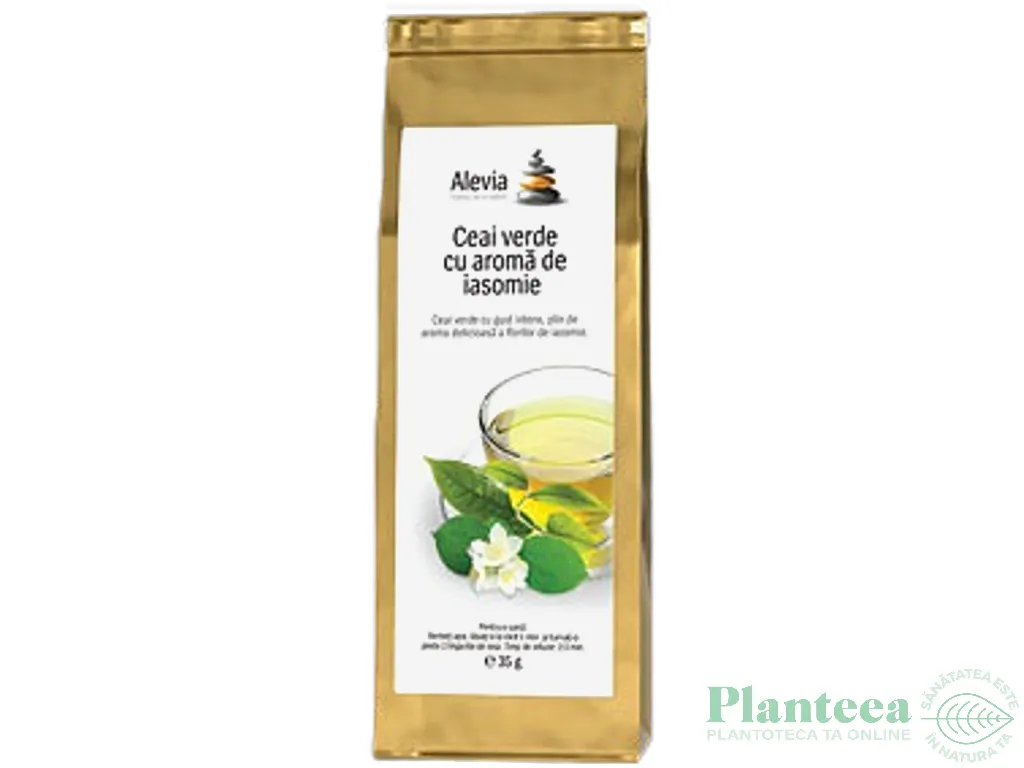 Ceai verde aroma iasomie 35g - ALEVIA