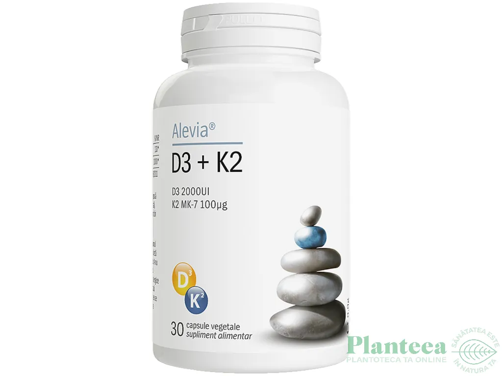 Vitamine D3 K2 30cps - ALEVIA