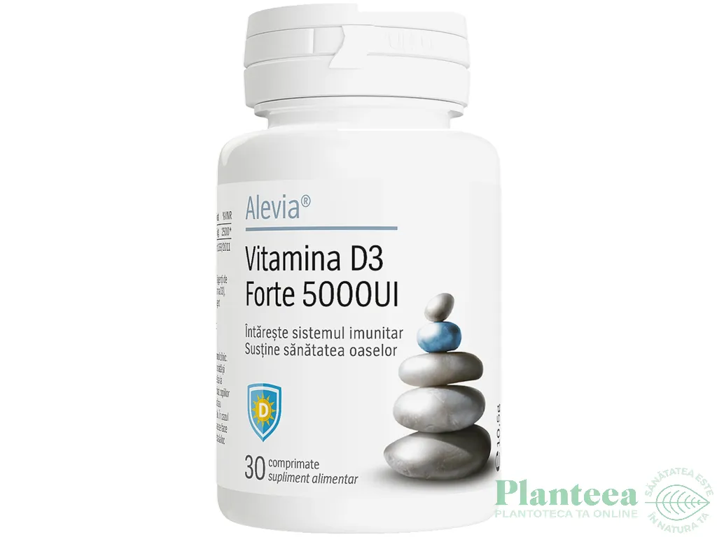 Vitamina D3 5000ui Forte 30cp - ALEVIA