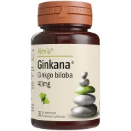 Ginkgo biloba 40mg Ginkana 1x30cp - ALEVIA