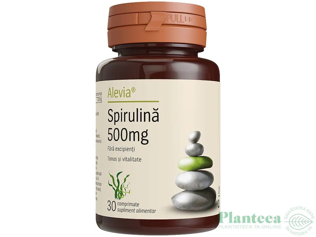 Spirulina 500mg 1x30cp - ALEVIA