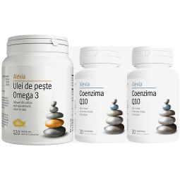 Kit Cardio Protect [Omega3 120cps + Q10 10mg 2x30cp] 3b - ALEVIA
