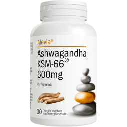 Ashwagandha KSM~66 600mg piperina 30cps - ALEVIA