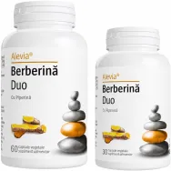 Berberina duo piperina 500mg 60cps - ALEVIA