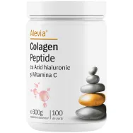 Pulbere colagen peptide acid hialuronic vit C 100portii 300g - ALEVIA