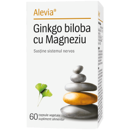 Ginkgo biloba magneziu 60cps - ALEVIA