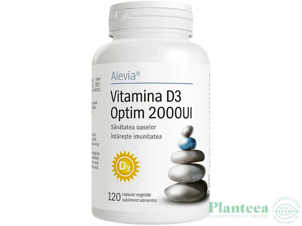 Vitamina D3 2000ui Optim 120cps - ALEVIA