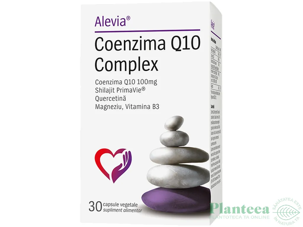 Coenzima Q10 100mg Complex 30cps - ALEVIA
