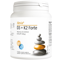 Vitamine D3 K2 forte 120cps - ALEVIA