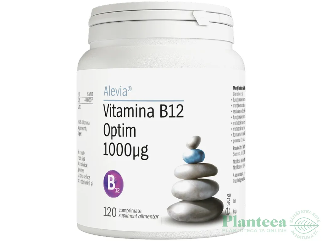 Vitamina B12 1000mcg optim 120cp - ALEVIA