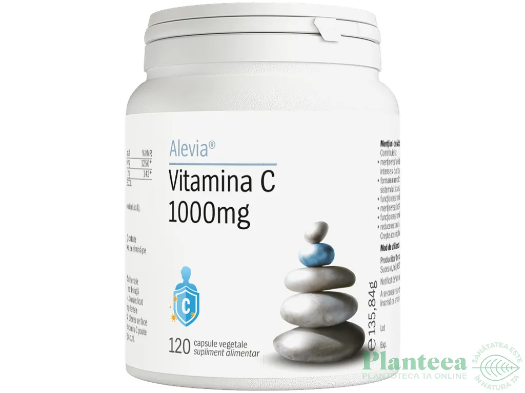 Vitamina C 1000mg 120cps - ALEVIA