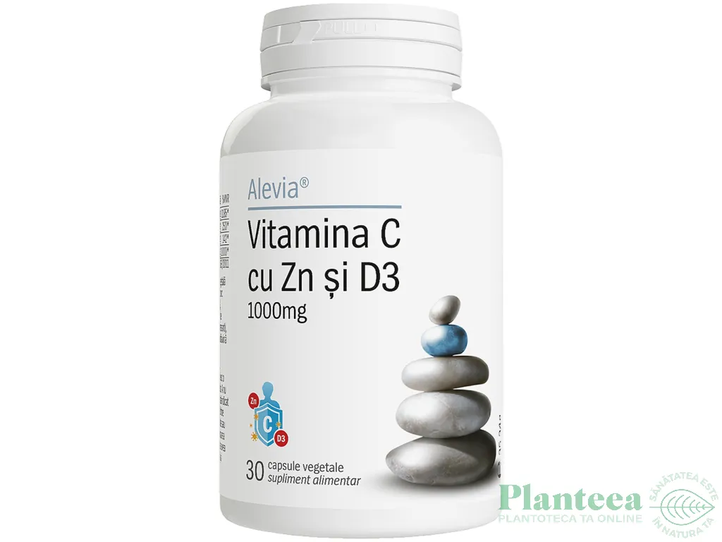 Vitamina C Zn D3 1000mg 30cps - ALEVIA