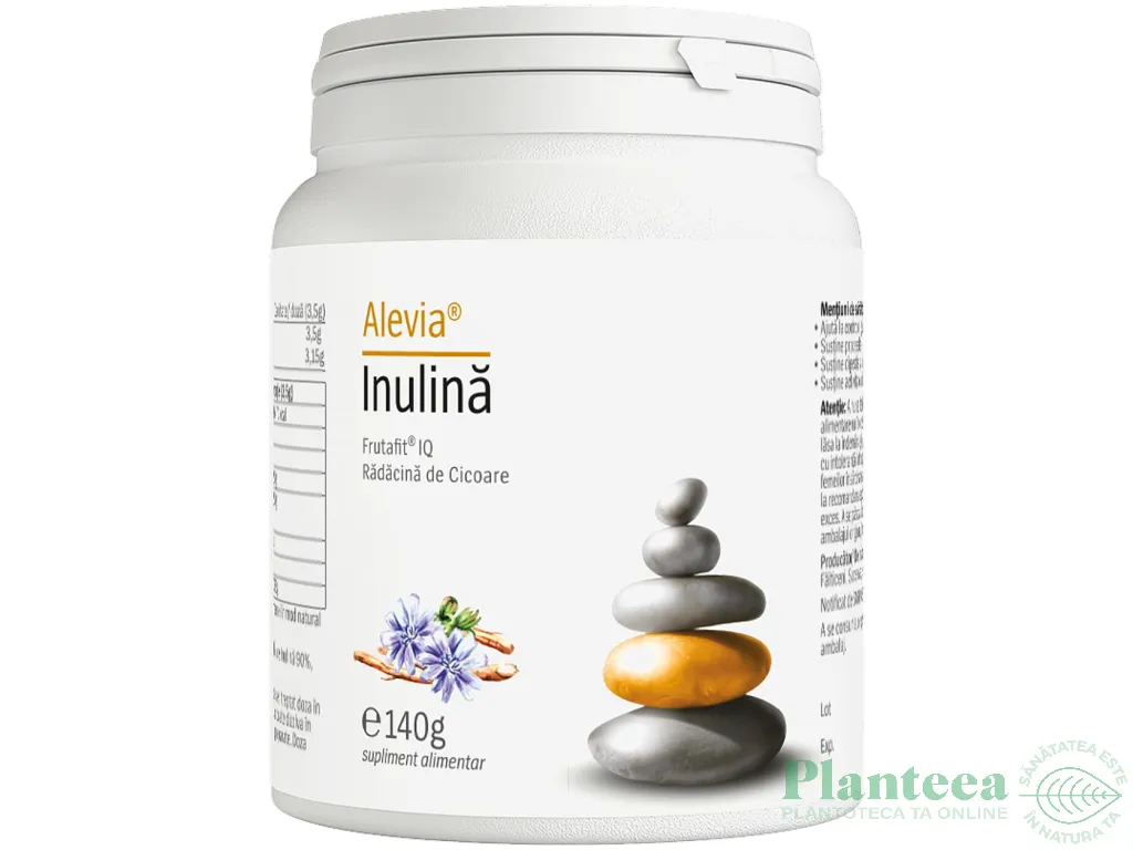 Pulbere Inulina cicoare Frutafit 140g - ALEVIA