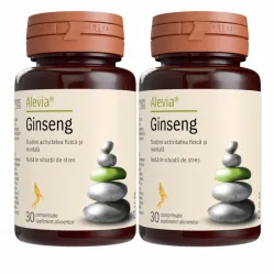 Pachet Ginseng panax 2x30cp - ALEVIA