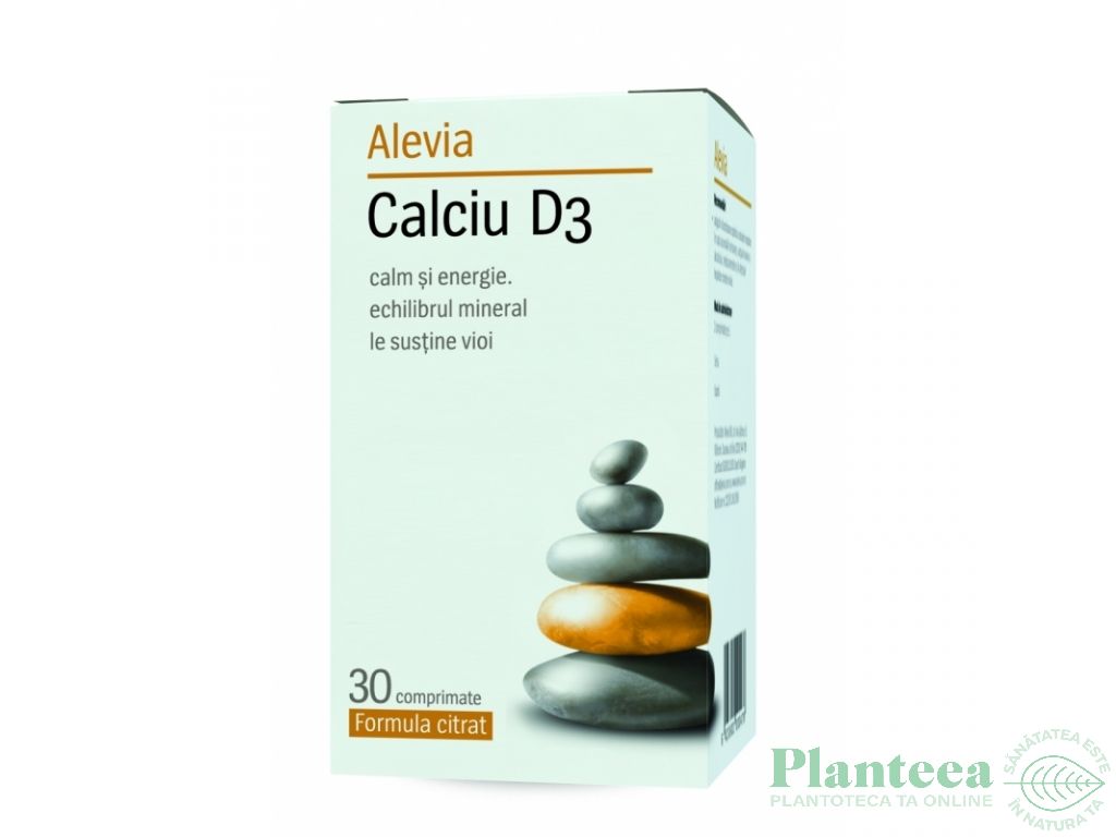 Calciu citrat D3 30cp - ALEVIA