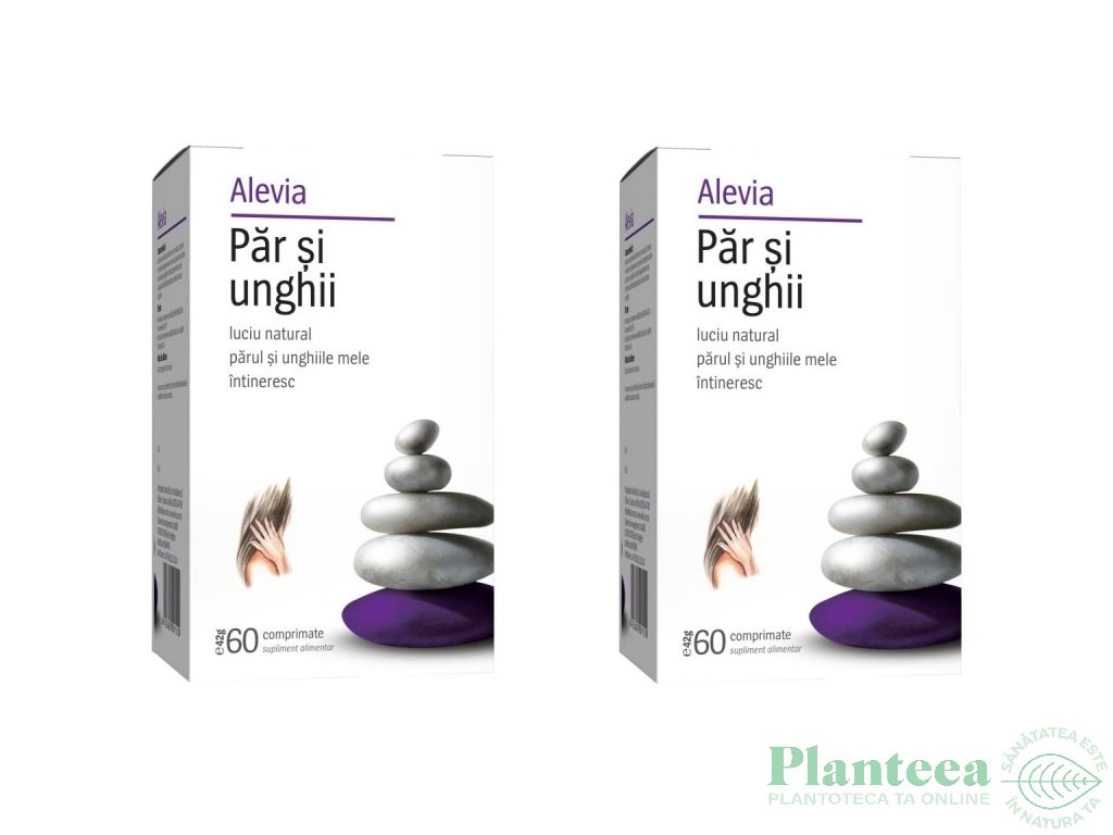 Pachet Vitamine par unghii 2x60cp - ALEVIA